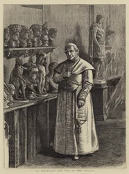 Rome, un contraste de carnaval, Il Penseroso, le Pape au Vatican